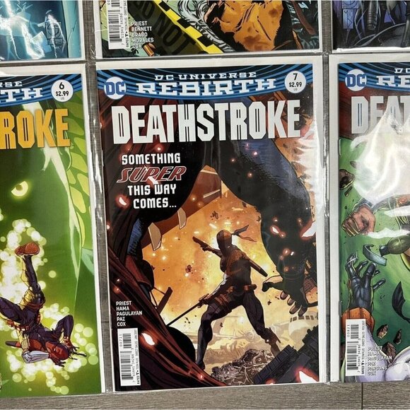 Deathstroke Rebirth 2016 DC series Lot #1 #2 #3 #4 #5 #6 #7 #8 VG - Picture 8 of 9